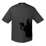 T-Shirt Jesus With Gun