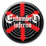 Badge Entombed - Logo Inferno