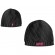 Bonnet AC/DC Femme - Noir Logo Rose