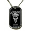 Pendentif Dog Tag Venom - Black Metal