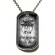 Pendentif Dog Tag Darkthrone - True Norwegian Black Metal