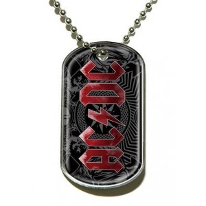 Pendentif Dog Tag AC/DC - Black Ice