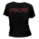 T-Shirt Cannibal Corpse - Foetus Blood Splatter - Femme