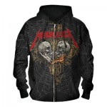 Sweat Zippé Metallica - Double Skull