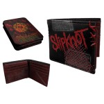 Portefeuille Slipknot - Rouge Et Noir Avec Boîte Metal