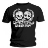 T-Shirt Green Day - Distressed Skulz