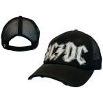 Casquette AC/DC - Logo Blanc