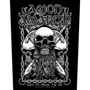 Back Patch Amon Amarth - Bearded Skull