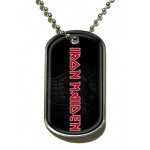 Pendentif Dog Tag Iron Maiden - Logo