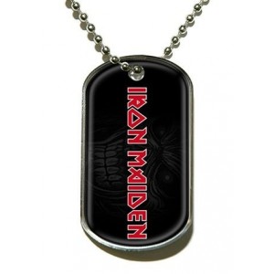 Pendentif Dog Tag Iron Maiden - Logo