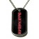 Pendentif Dog Tag Iron Maiden - Logo