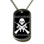 Pendentif Dog Tag Iron Maiden - Crossed Guns