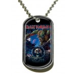 Pendentif Dog Tag Iron Maiden - The Final Frontier