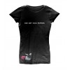 T-Shirt Red Hot Chili Peppers - Album Black - Femme