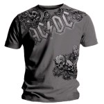 T-Shirt AC/DC - Skulls Allover