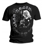 T-Shirt Iron Maiden - Number Of The Beast Grey Tone